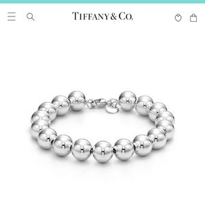 TIFFANY & CO. Hard Wear ball bracelet; 7.5” length